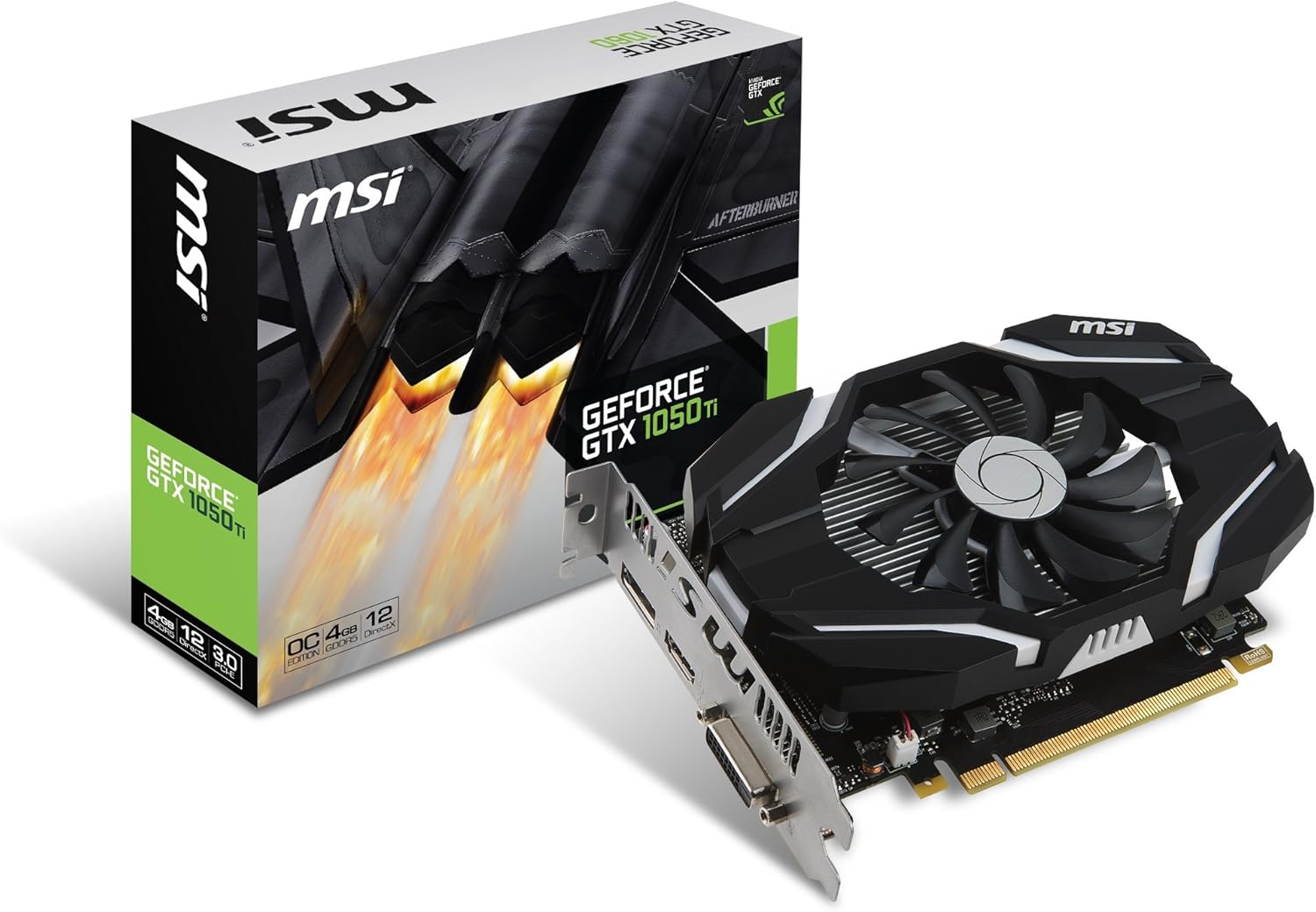 MSI GTX 1050 TI 4GT LP Graphic Cards