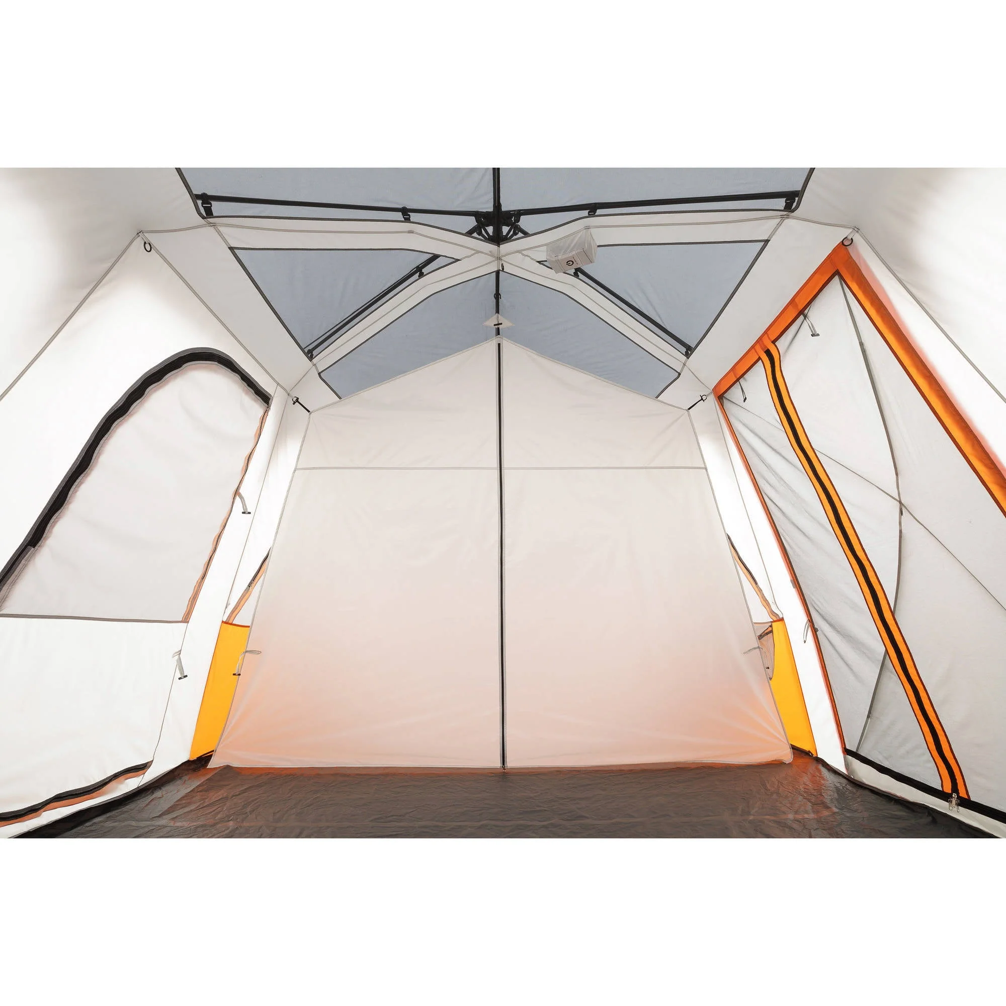 Ozark Trail 12 Person Instant Cabin Tent with Integrated LED Lights, 3 Rooms, 47.87 lbs