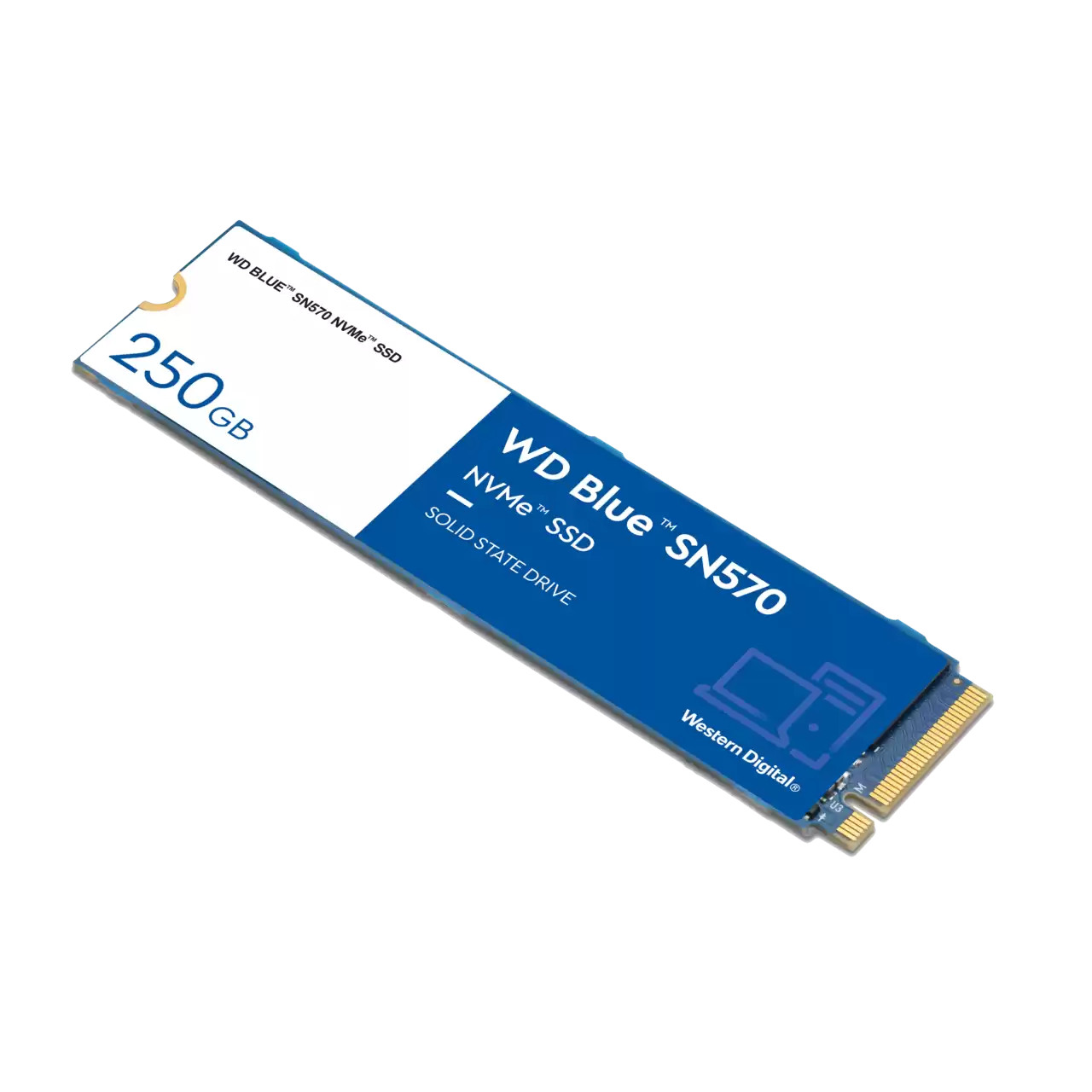 WD Blue 500GB SN570 NVMe SSD - WDBB9E5000ANC-WRSN