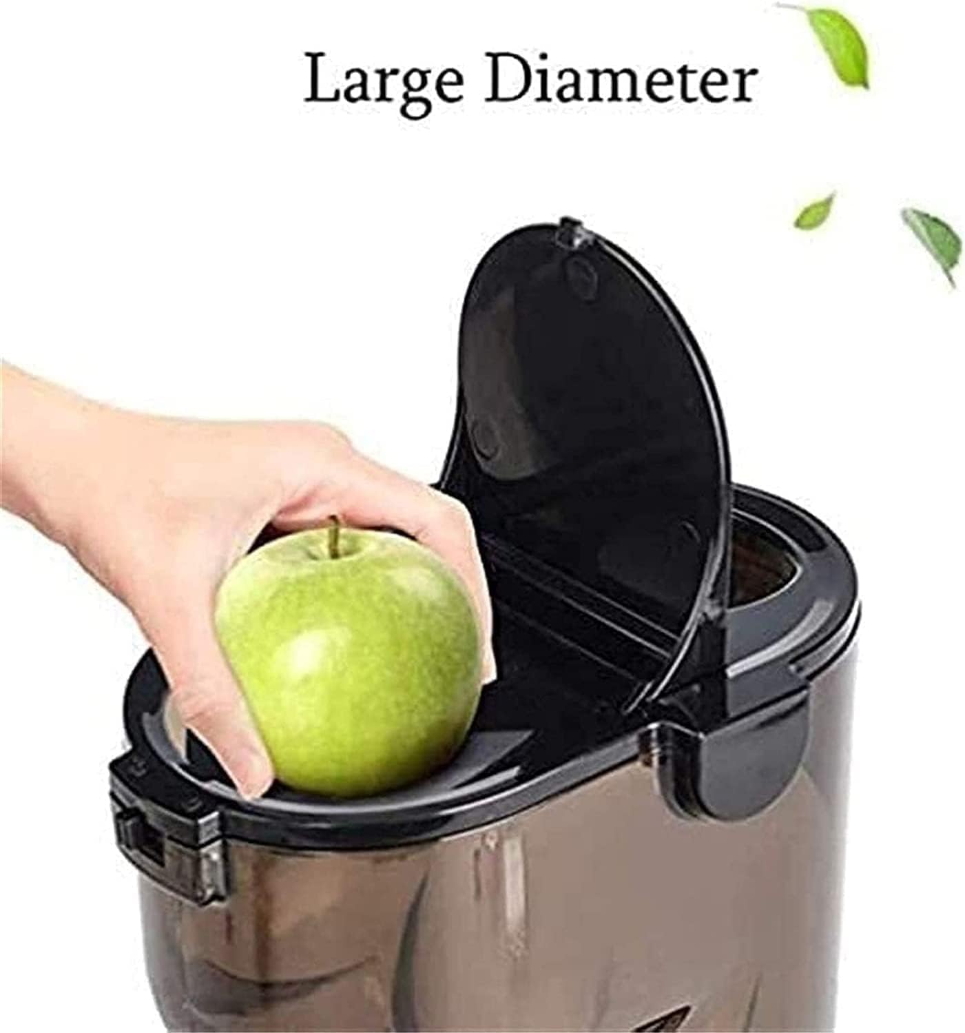 Masticating Juicer Machines- Slow Juicer Extractor with Wide Chute Big Feeding Mouth, Easy to Clean- Cold Press Juice Maker