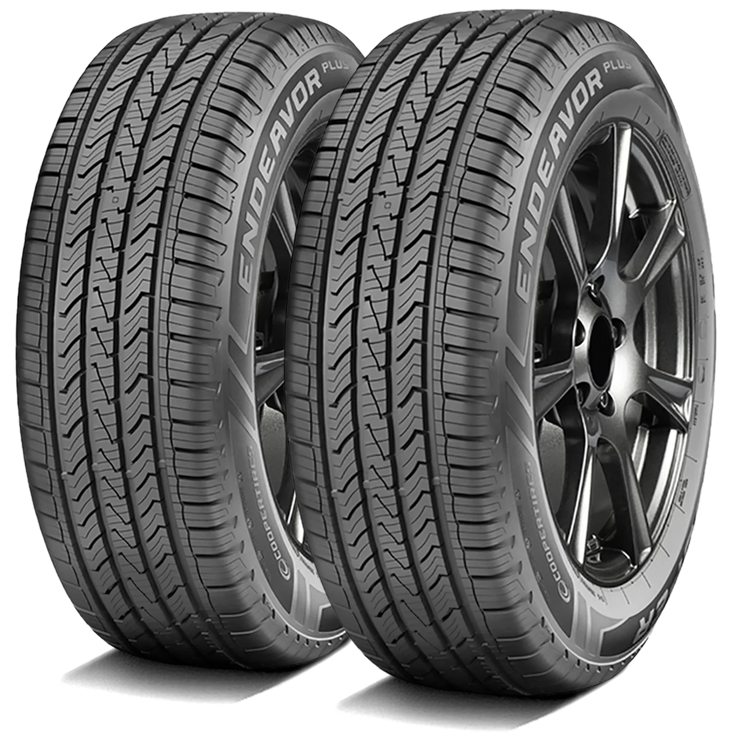 Set of 4 (FOUR) Cooper Endeavor Plus 225/65R17 102H AS A/S All Season Tires Fits: 2018-23 Chevrolet Equinox LT, 2015-17 Subaru Outback 3.6R Touring
