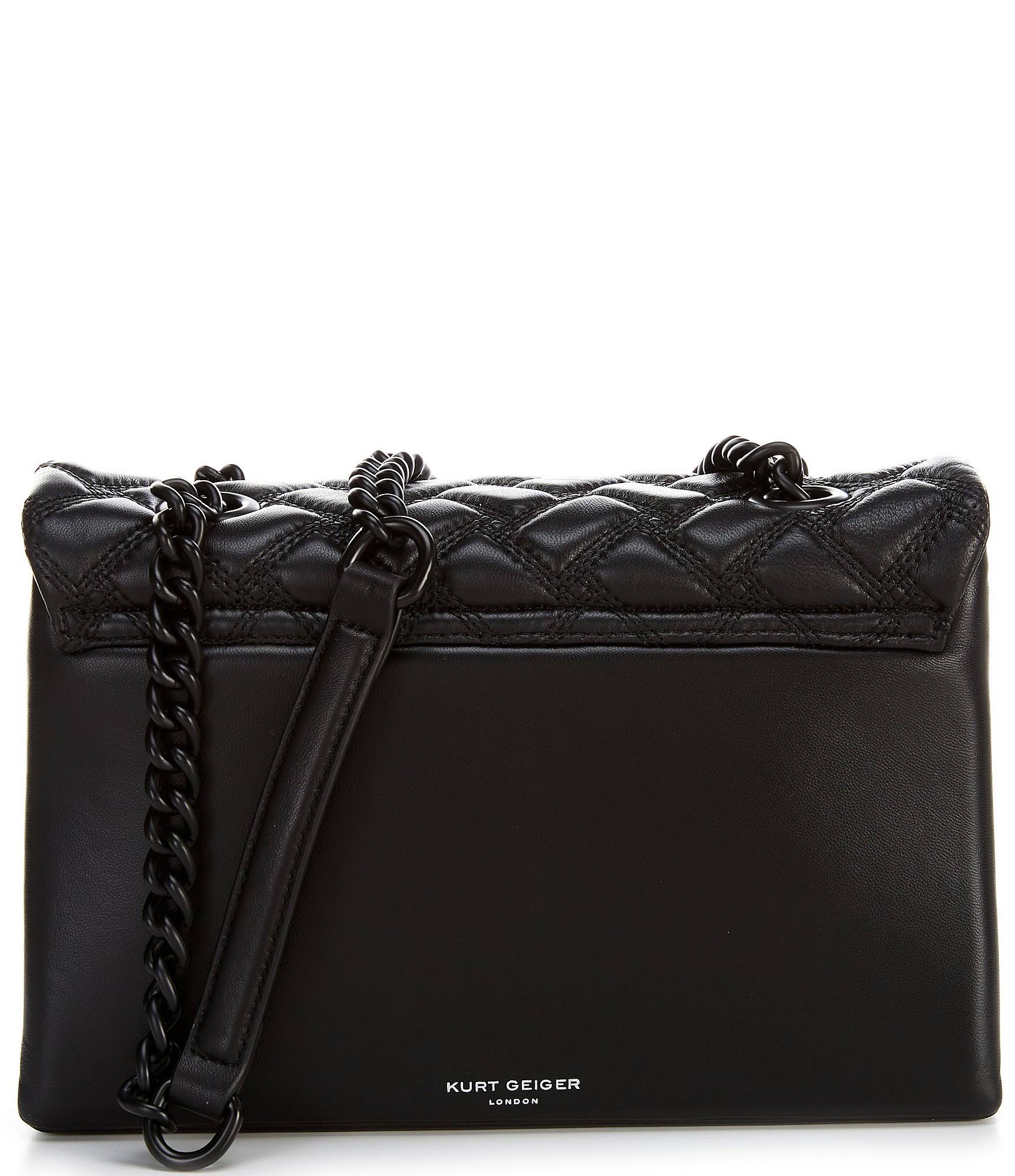 Kurt Geiger London Drench Large Quilted Shoulder Bag - Dark Green