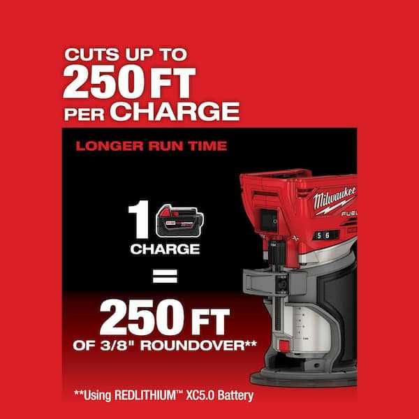 Milwaukee M18 FUEL 18V Lithium-Ion Brushless Cordless Compact Router w/ Batteries