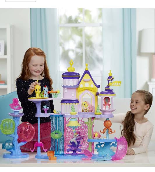 My Little Pony The Movie Canterlot u0026 Seaquestria Castle with Friends
