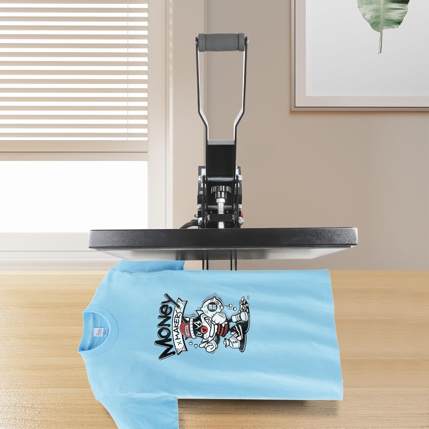16x20 Inch Auto Open Heat Press Machine with Slide Out Base, Clamshell Heat Press, Digital Clam Heat Press for T Shirts Bags Mouse Pads, Balck