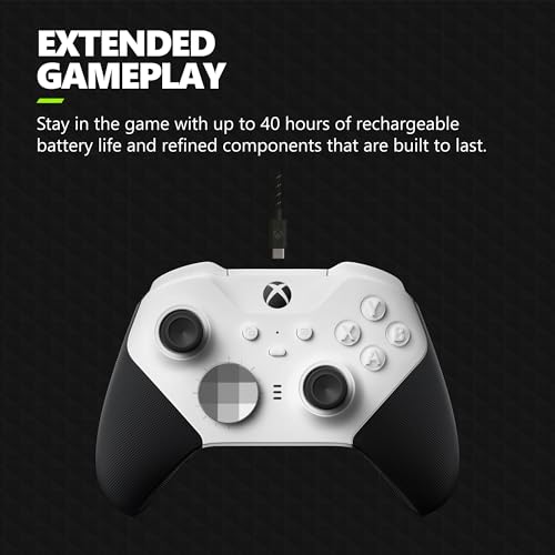 Xbox Elite Series 2 Core Wireless Gaming Controller – Blue Series X|S, One, Windows PC, Android, and iOS