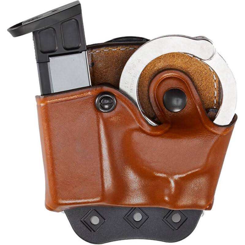 Aker Leather A519TPRU-1 519 D.M.S. Combo Mag and Handcuff Case