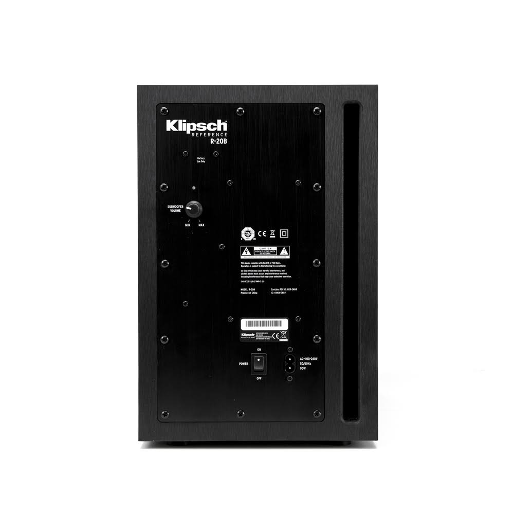 Klipsch Reference Series R-20B Sound Bar System - Wireless - Brushed Black Vinyl/Satin Black