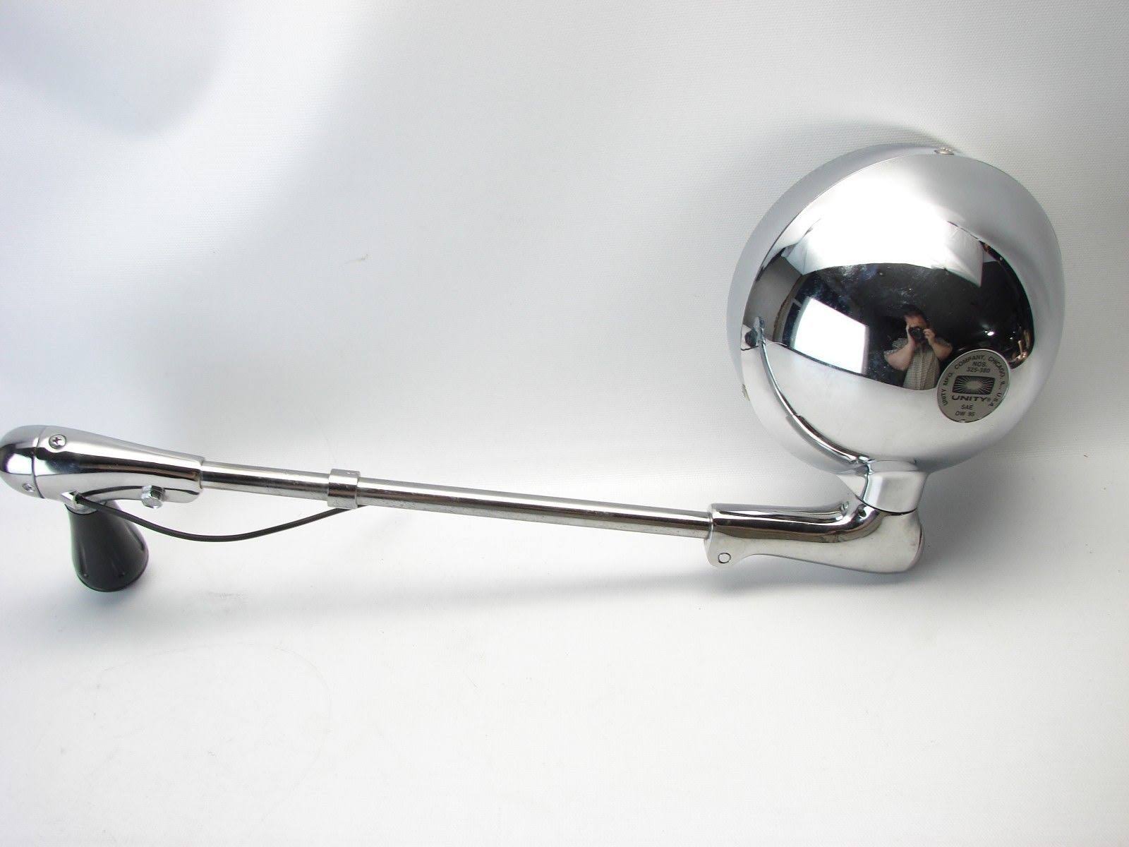 Unity 325A 6x22 Chrome Post-Mount SPOTLIGHT-HALOGEN 12VDC (B539)