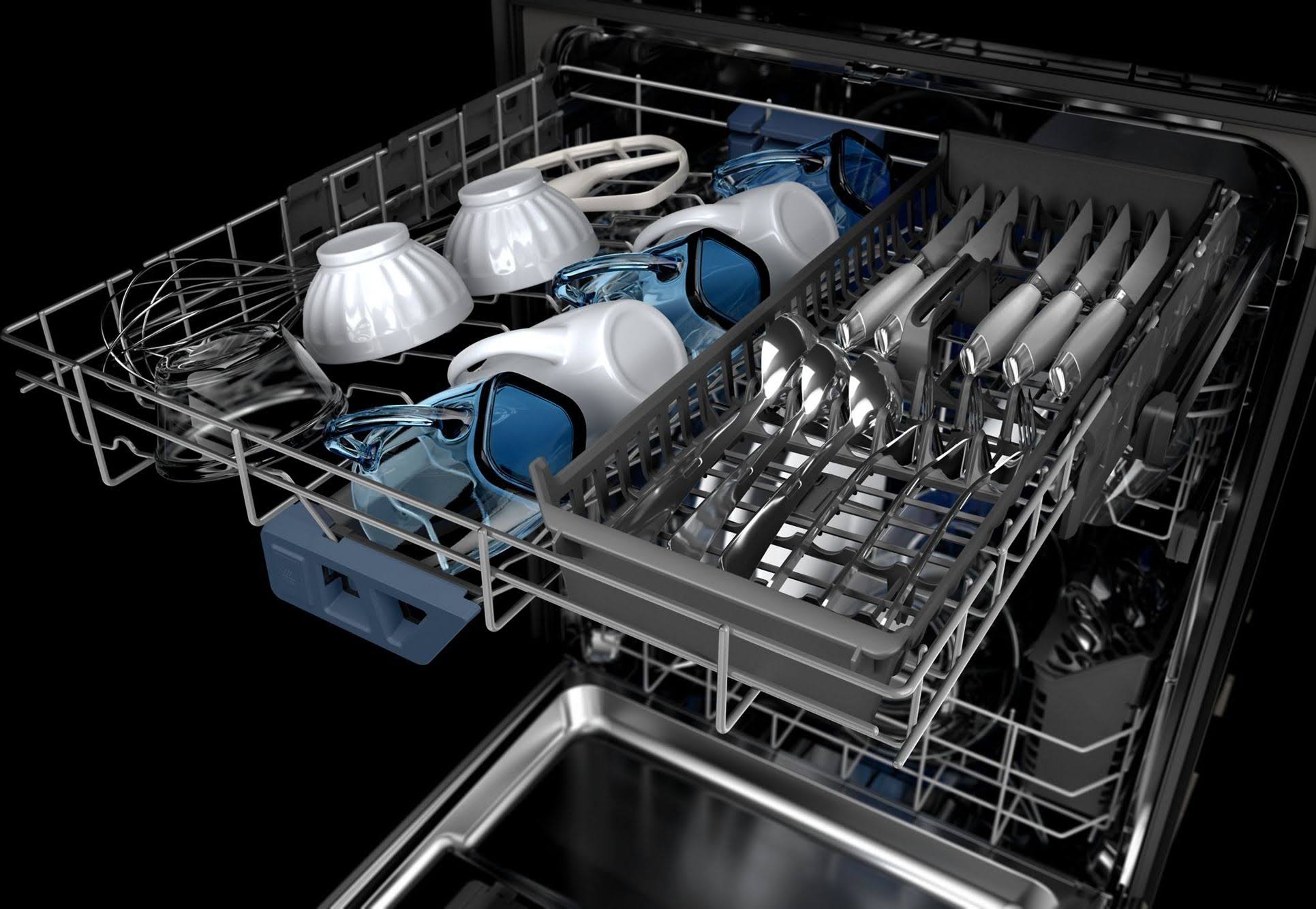 Maytag Top Control Dishwasher with Third Level Rack and Dual Power Filtration MDB8959SKB - Black