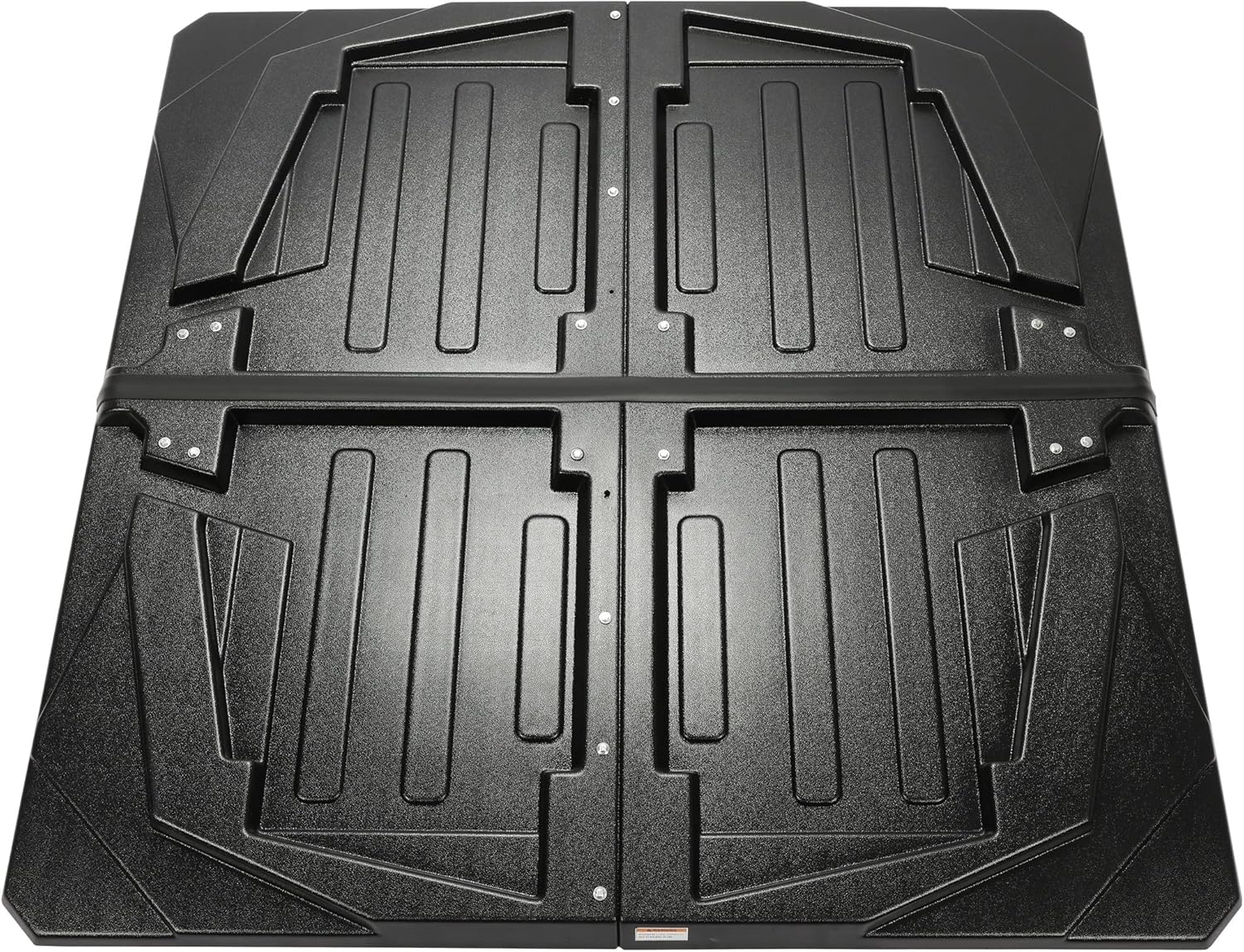 HECASA New Hard Top Roof 2 Piece Compatible with 2005-2022 Kawasaki Mule TRANS 3010 4000 4010 KAF620 KAF950 4 Seater Models/ 2005-2009 Polaris Ranger Crew 700 Plastic Black Replacement for KAF30-030A