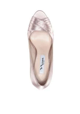 Nina Taupe Rhiyana Satin Pump