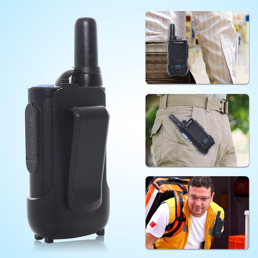 ChunHee Intercom System for Elderly Home Intercom System Room to Room Communication, 2 Miles Long Range 16 Channel Intercom System for Office/Camping/Hiking