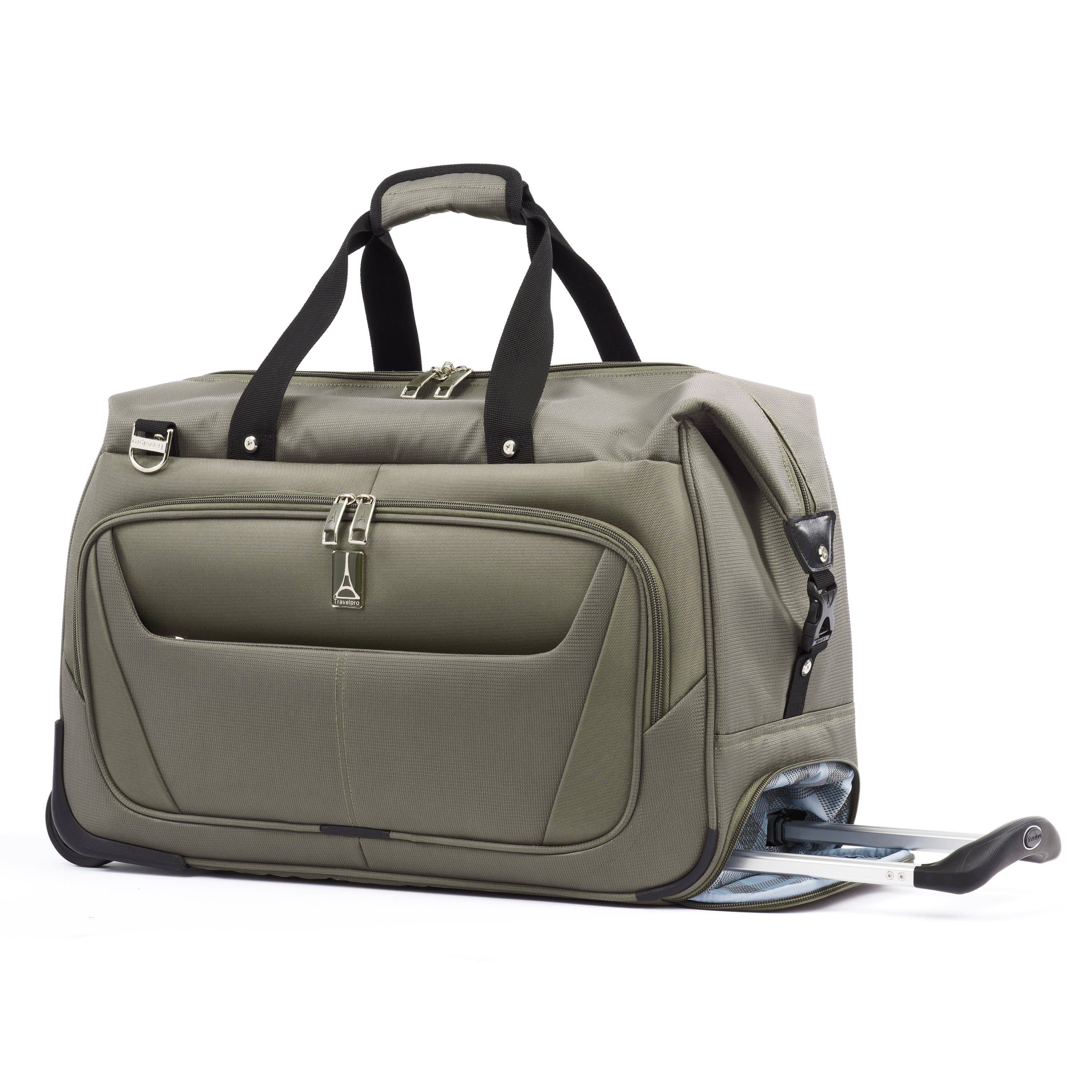 Travelpro Maxlite 5 Carry on Rolling Duffel Slate Green