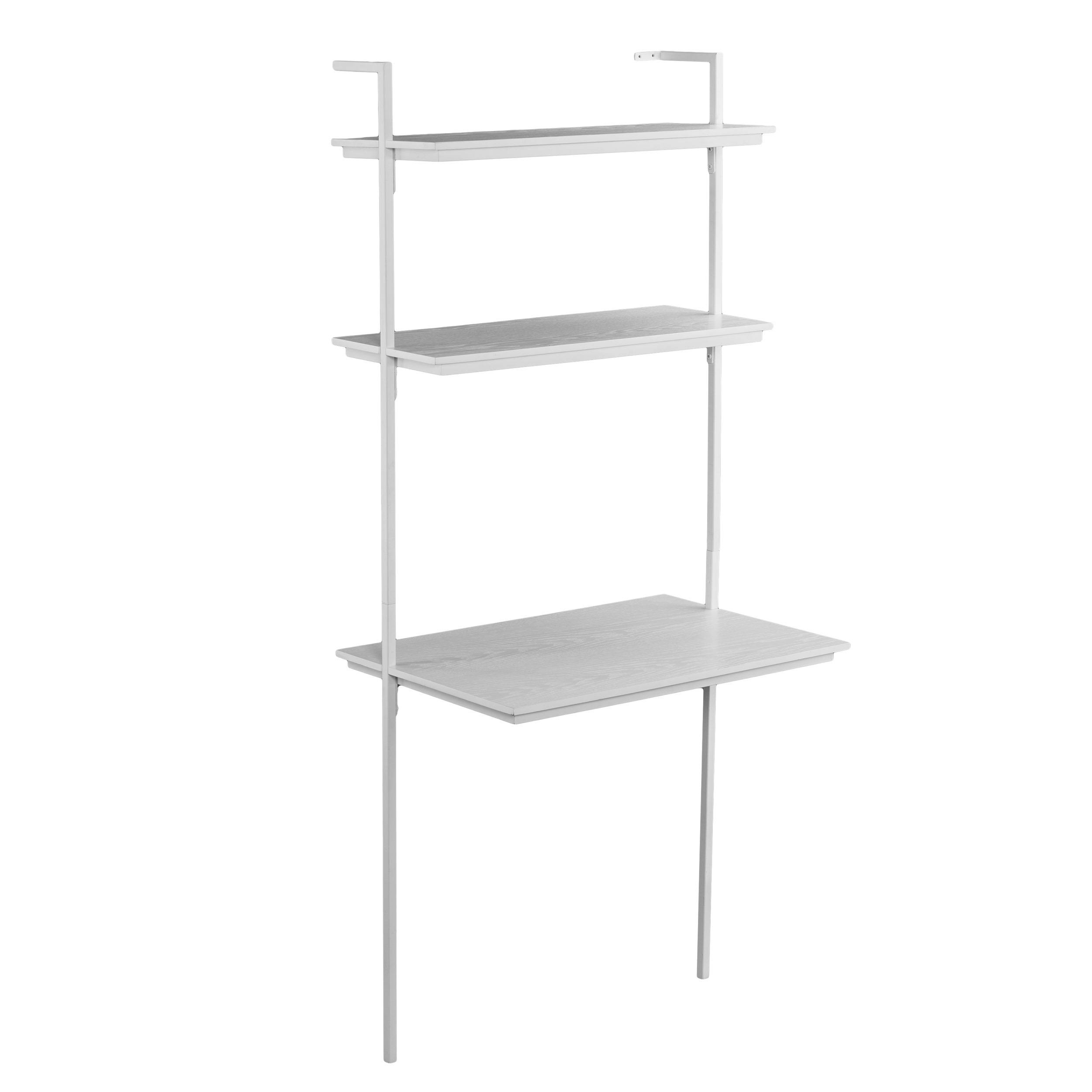 Holly u0026 Martin Haeloen Wall Mount Desk - White