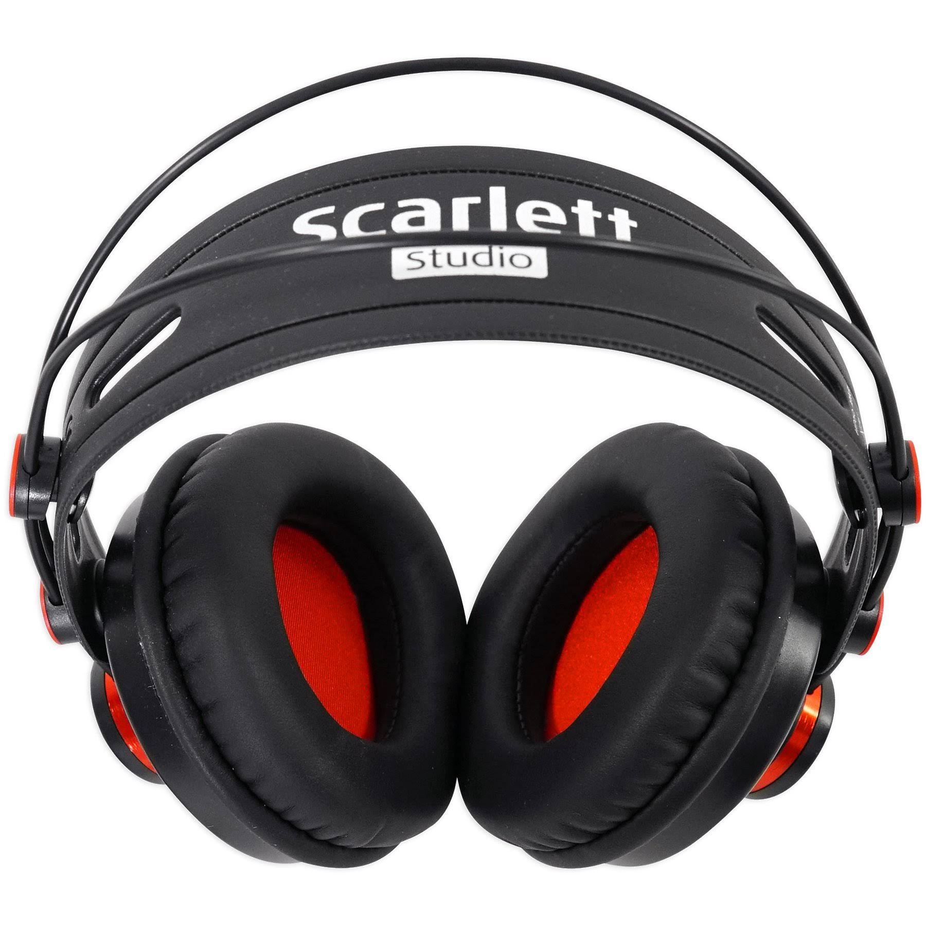 Focusrite Scarlett 2i2 Studio USB Audio Interface with Microphone, Headphones, stand clip