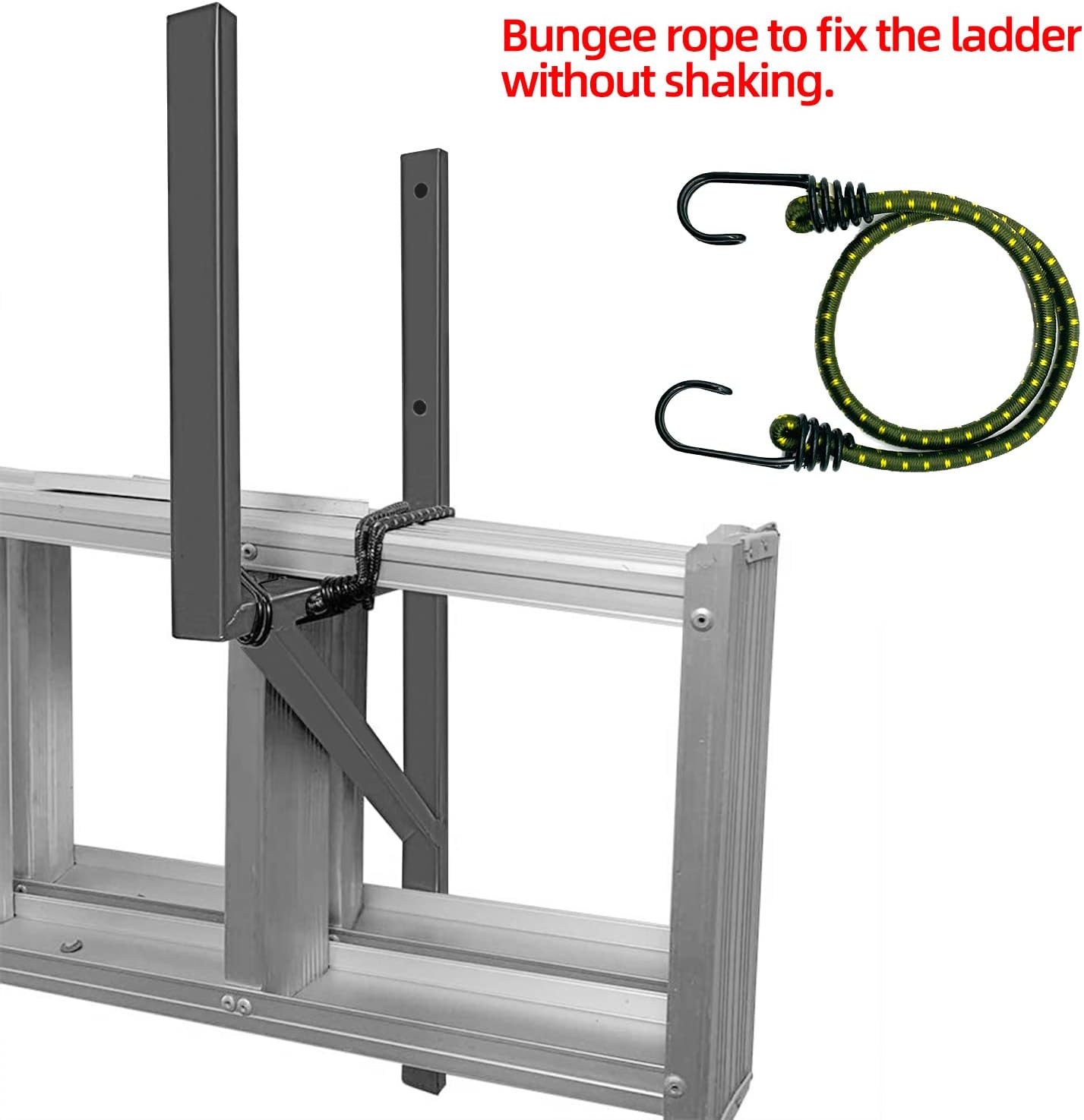 Heavy Duty Side Mount Trailer Ladder Rack for Enclosed Cargo Trailer