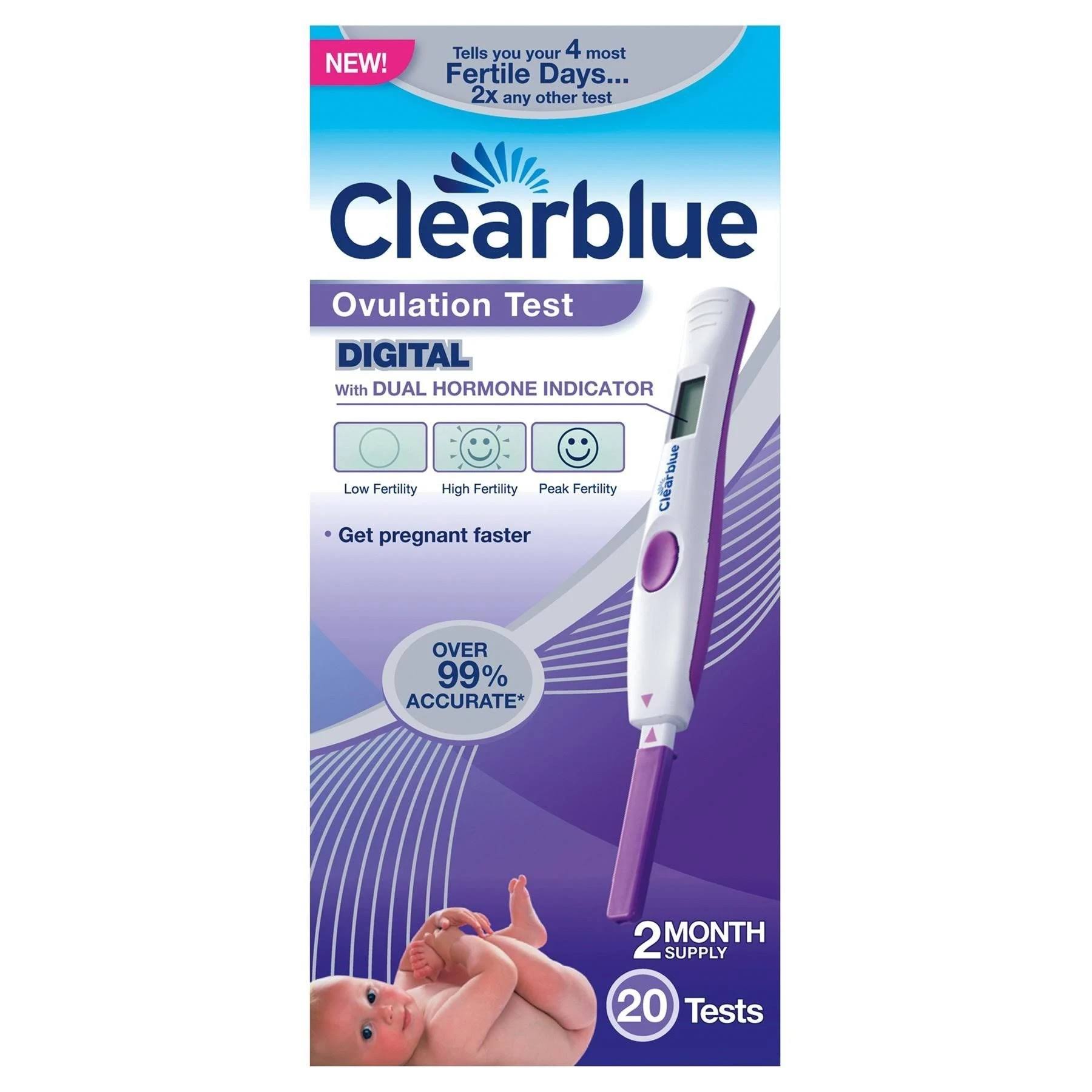 Clearblue Advanced Digital Ovulation Test with Dual Hormone Indicator