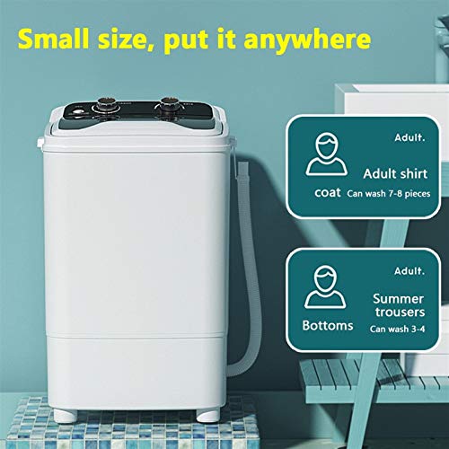 YXCKG Household Washing Machine, Portable Washer and Dryer Combo, Small Washing Machine (41.5x39x64cm), Easy to Wash Clothes, Apartments Camping RV Use