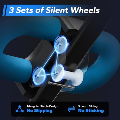 MERACH Abdominal Trainers, Adjustable Ab Machine Full Body Workout for Home Gym,Foldable,Knee Protection, Abdominal Exercise Machine for Home, Core Ab Exercise System Trainer