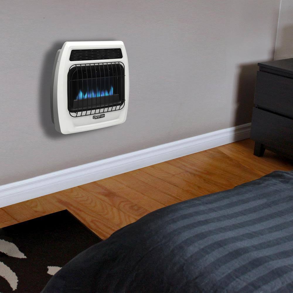 Dyna-Glo 10,000 BTU Blue Flame Vent Free Natural GAS Thermostatic Wall Heater