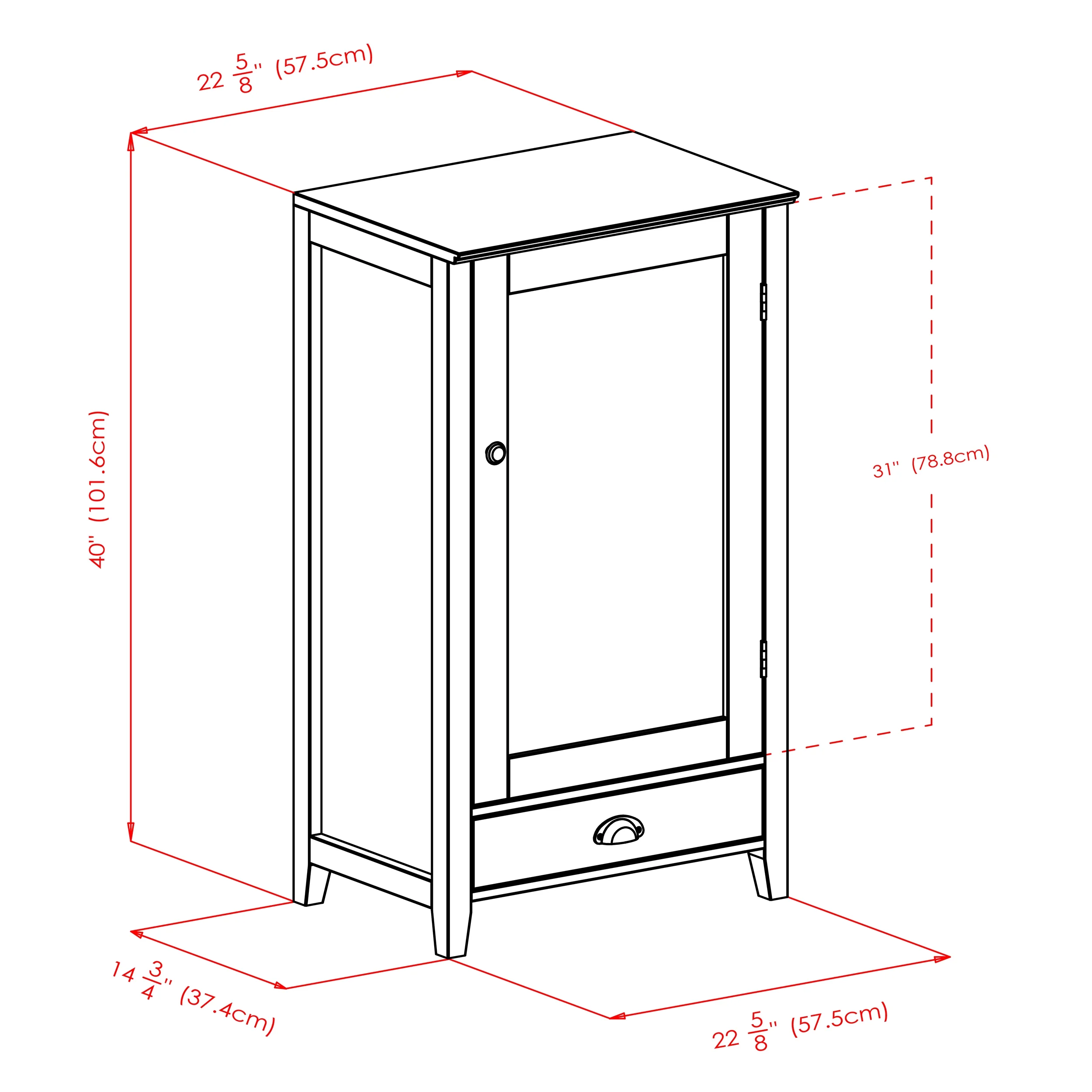 Winsome Wood Bordeaux 25-Bottle Modular Wine Cabinet, Espresso Finish