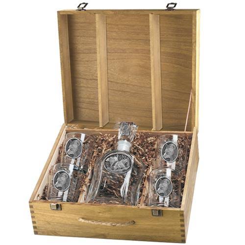 Black Bear Capitol Decanter Box Set Barware | Bella Grace