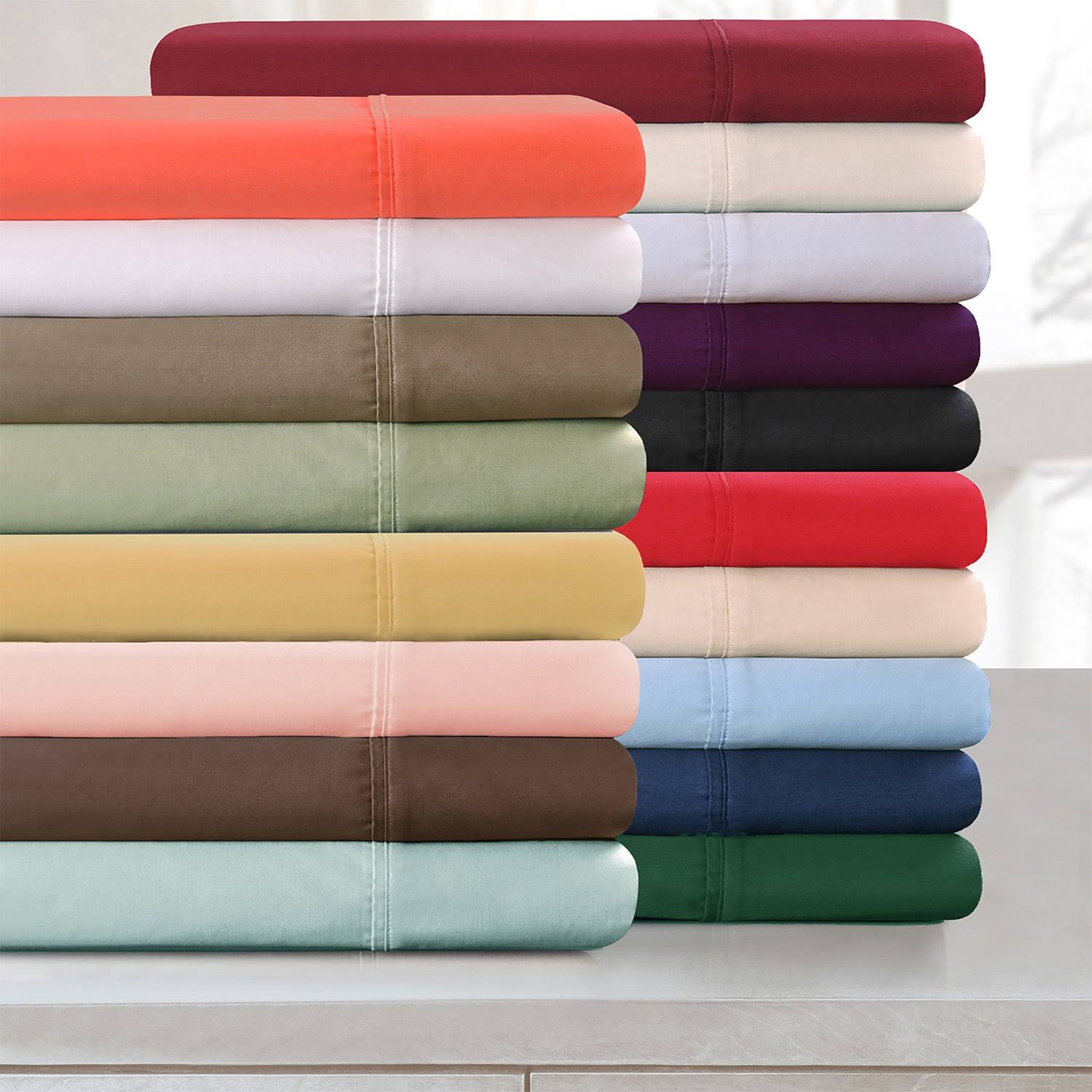 Superior 300 Thread Count Cotton Solid Duvet Cover Set Gold Other King/California King