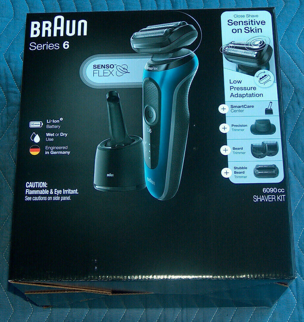 Braun Series 6 6090cc Electric Razor for Men with Smartcare Center