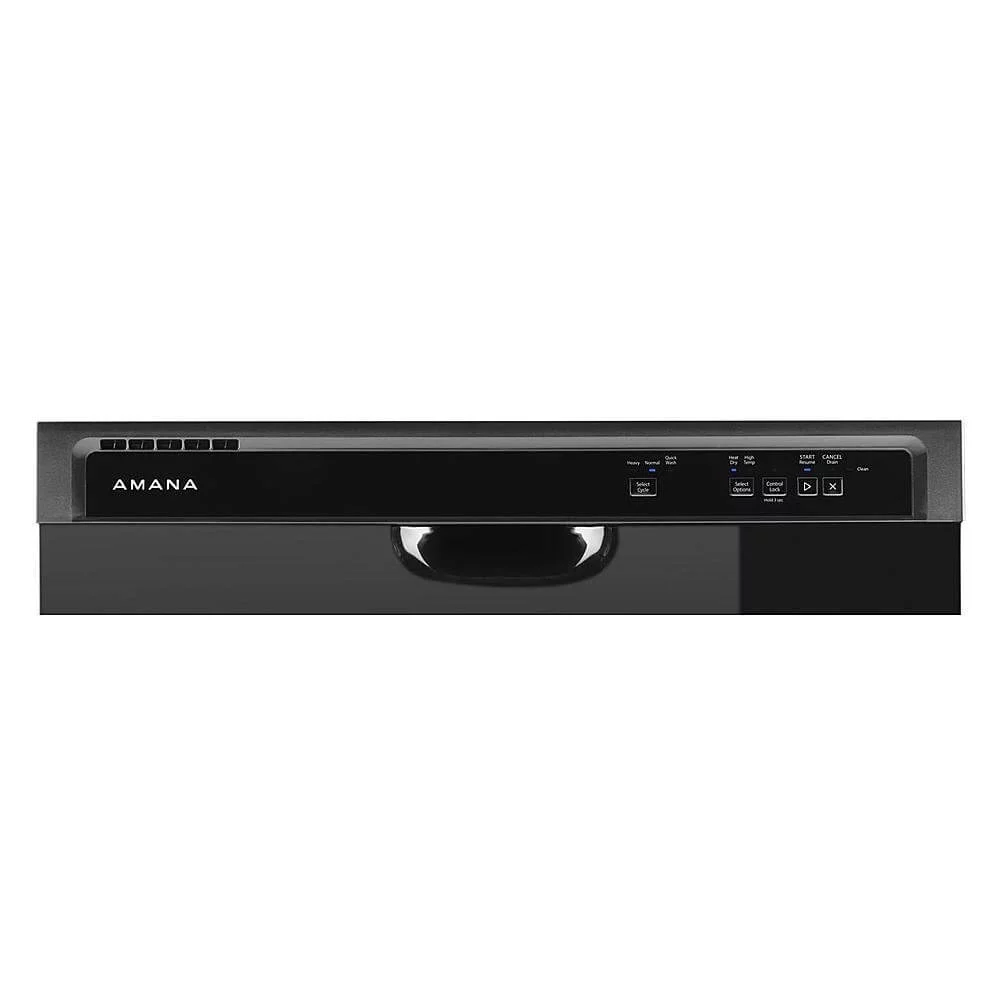 Amana ADB1400AMB 59 dBA Black Front Control Dishwasher
