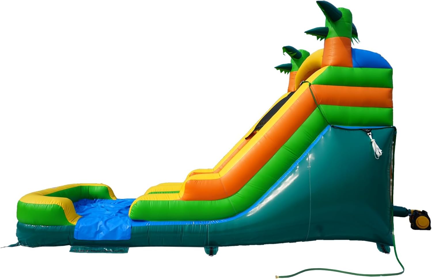 Commercial PVC Inflatable Water Slide Bounce House with Air Blower for Kids or Adults,Semi Commercial,Park Use,High Slide with Shallow Pool,Backyard Water Play Slide,Large 20' x 9.4'x 13’