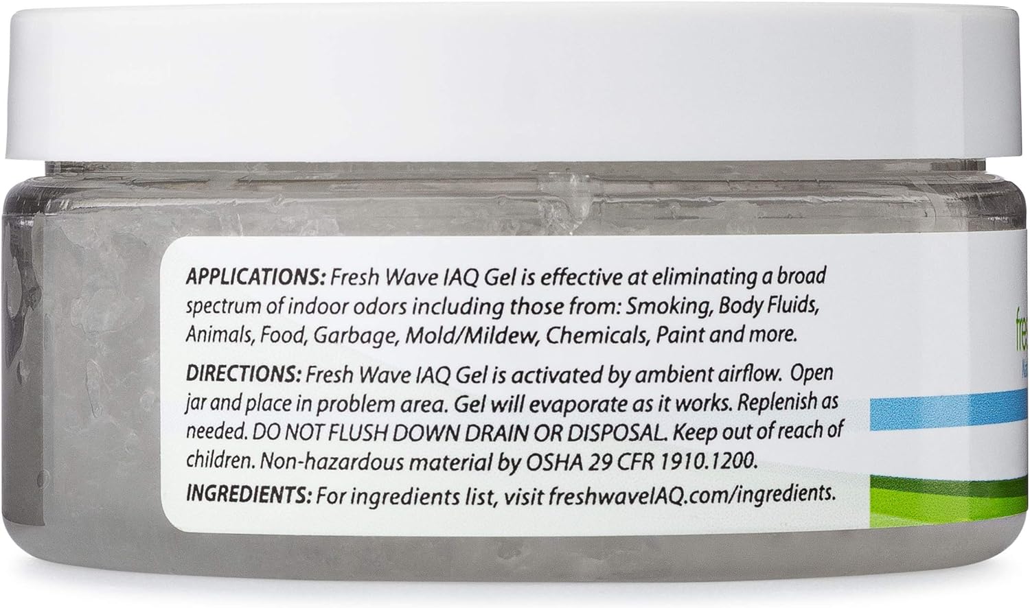 Fresh Wave IAQ Commercial Odor Eliminating Gel, 8 fl. oz. (Pack of 6) Pack of 2