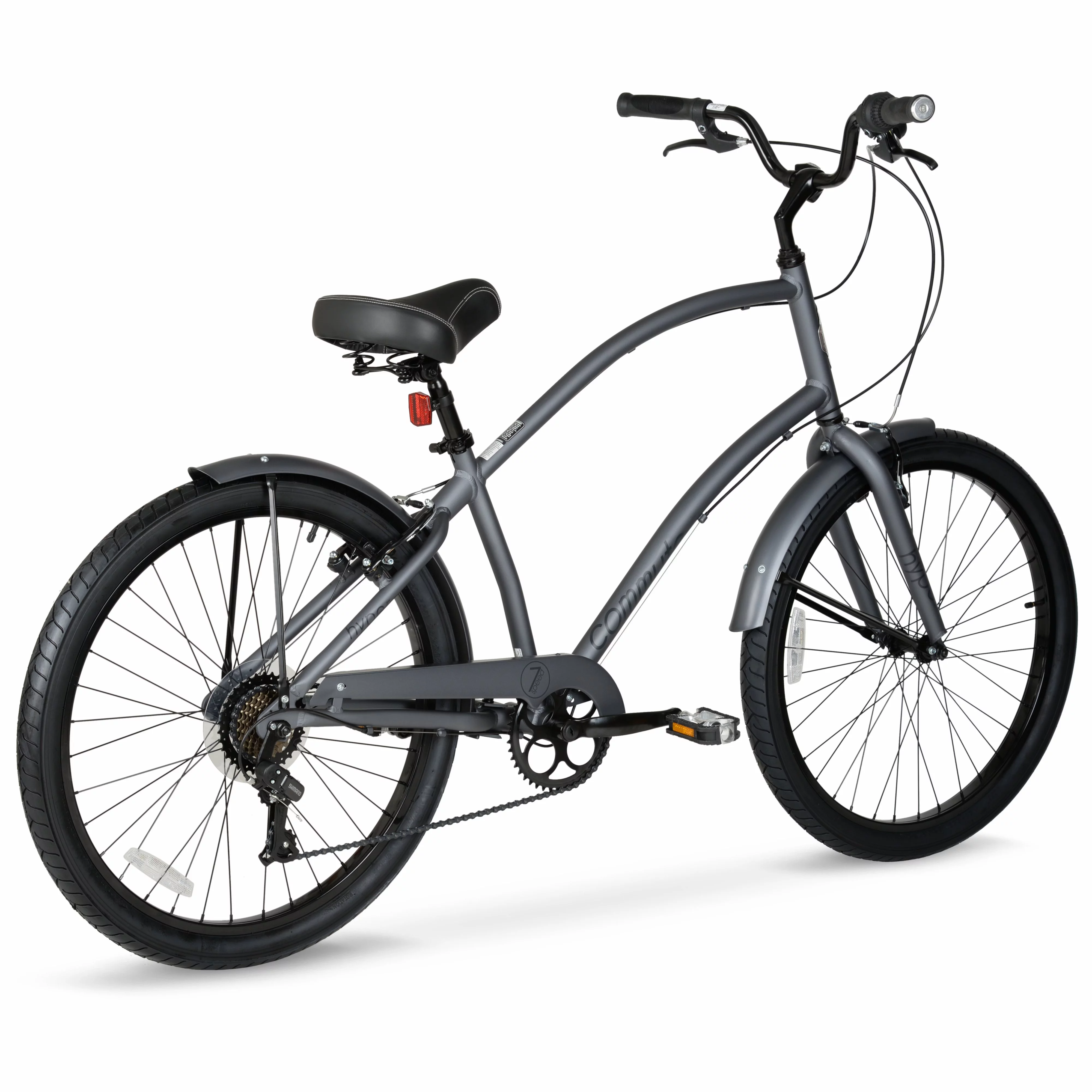 Hyper Bicycle Men's Cruiser 26 Commuter Bike, Gray