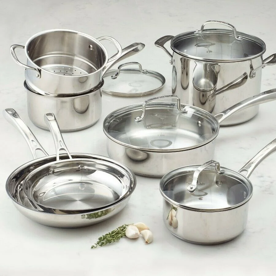 Cuisinart Classic 11pc Stainless Steel Cookware Set