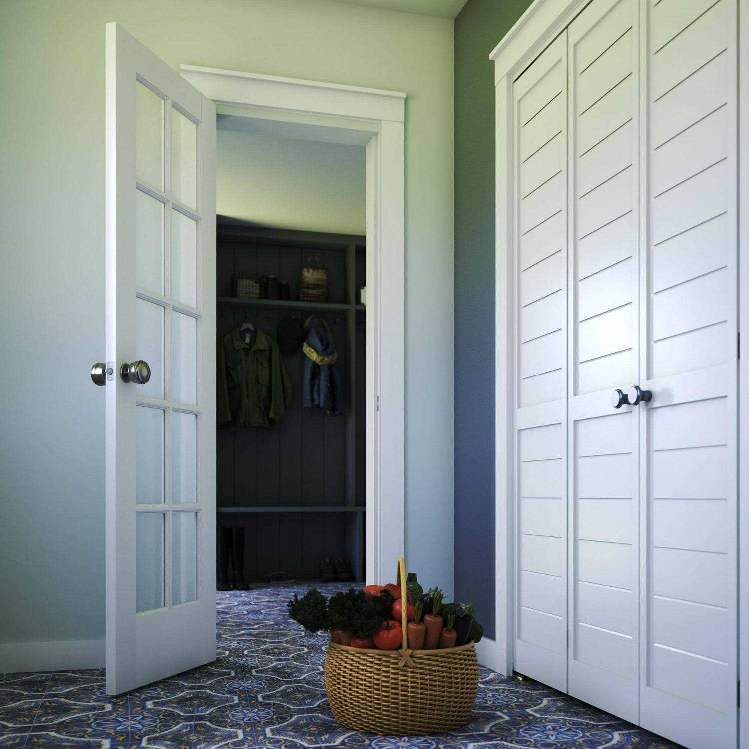 EightDoors 80 x 24 10-Lite French Clear Glass White Prefinished Solid Wood Core Door - Shop Hardware Tools Online Store