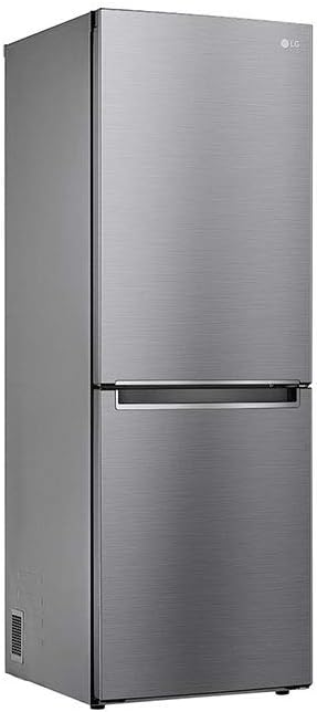 LG LRBNC1104S 24" Bottom Freezer Refrigerator with 10.8 Cu. Ft. Capacity, Door Cooling+, Smart Inverter Compressor, Tempered Glass Shelves, Digital Controls, PrintProof™ Finish, ENERGY STAR® Qualified