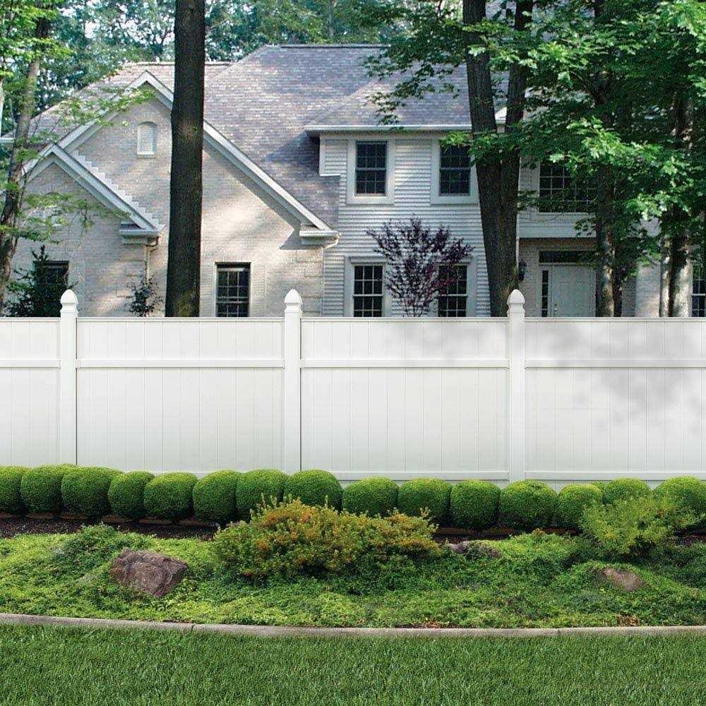 Veranda 6 ft. H x 6 ft. W White Vinyl Windham Fence Panel - Shop Hardware Tools Online Store