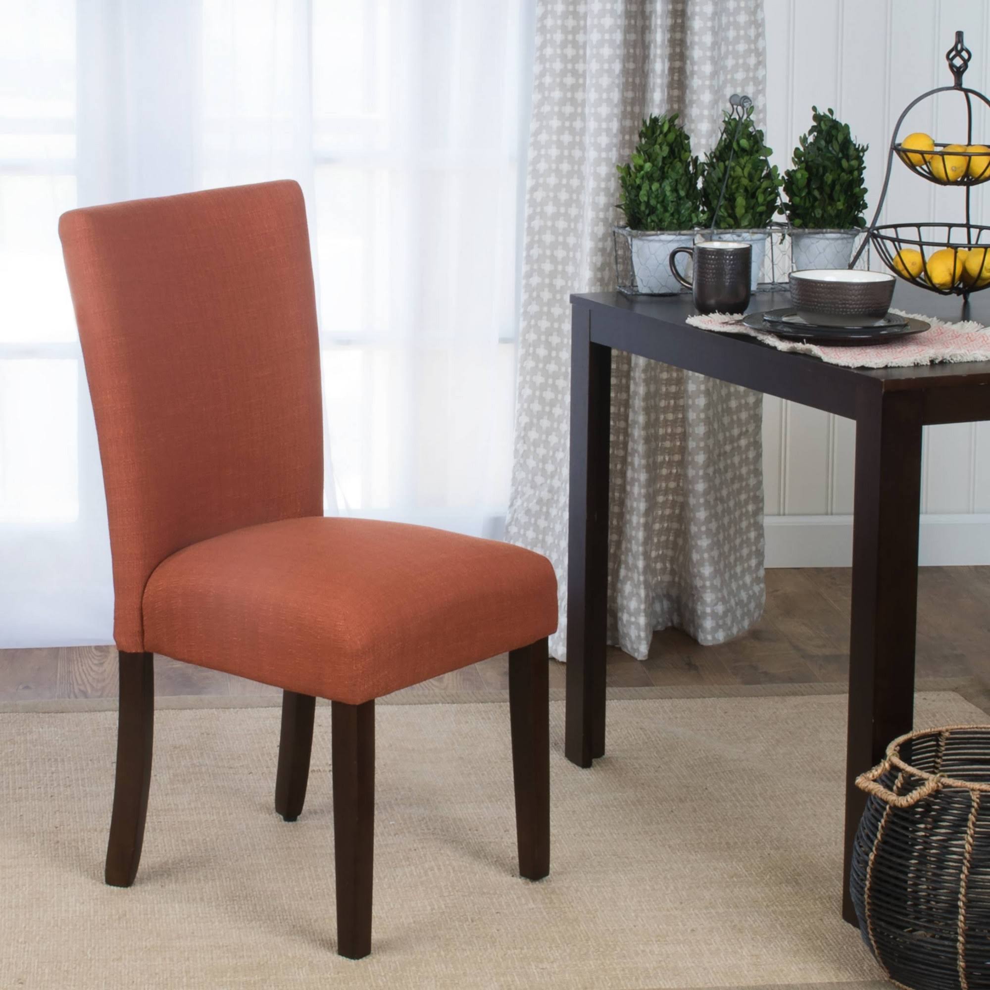 HomePop Parsons Chair Cayenne Red