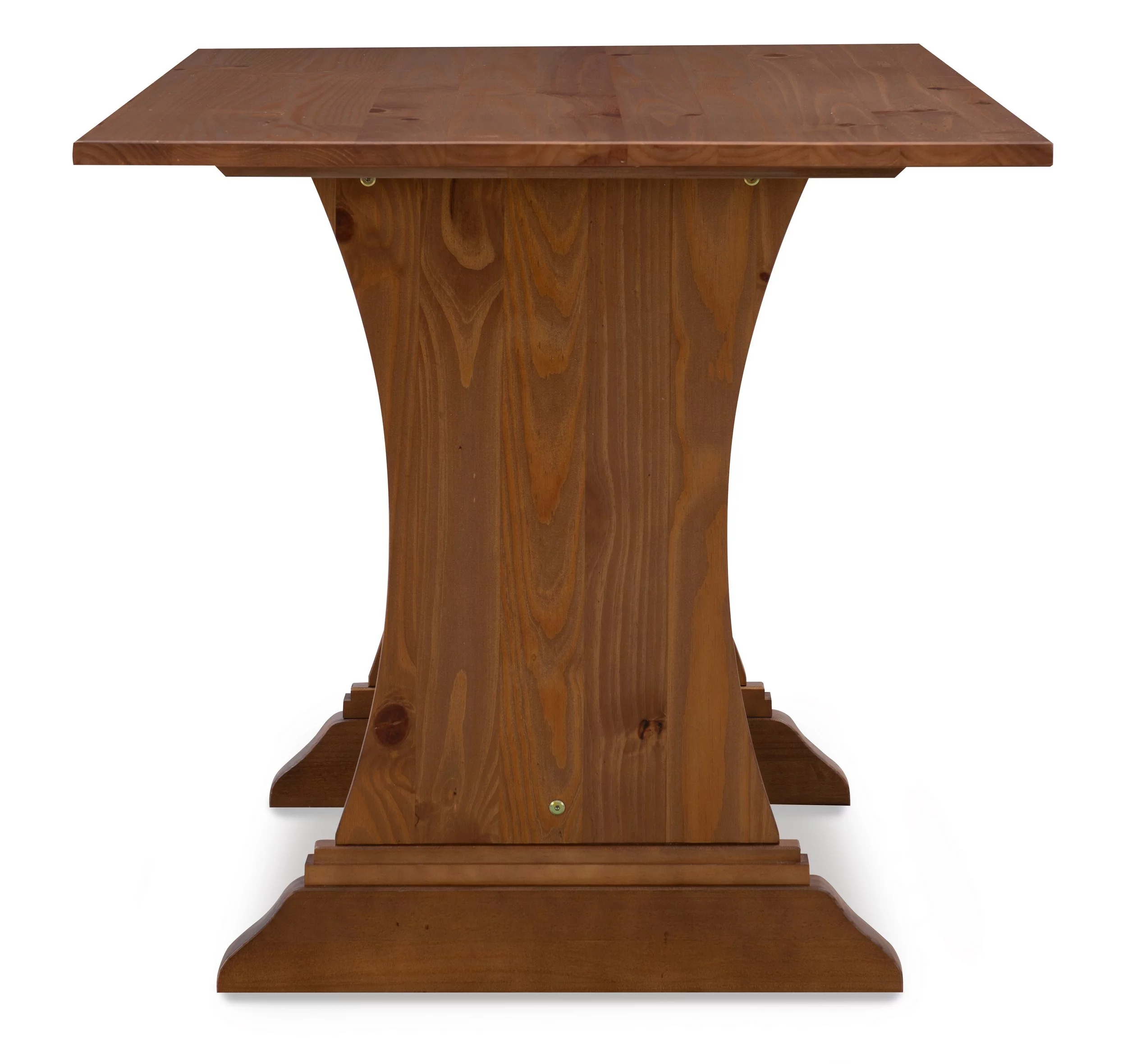 Linon Midwest Wood Corner Dining Breakfast Nook with Table and Storage, Seats 5-6, Natural Pine