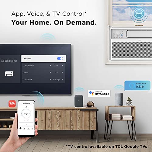 Tcl Air Conditioner Q-Series Smart Inverter Ac Google Assistant Wall H8W25Wq 350 Air Conditioner