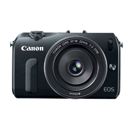 Canon EOS M 18.0 MP Compact Systems Camera with 3.0-Inch LCD and EF-M22 STM Lens Black
