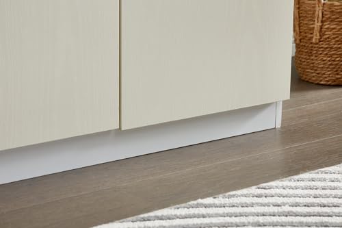 4-Door armoire wardrobe closet, White Wood Bedroom Armoire with Hanging Rod and Quadruple Doors, Closet Organizers and Storage, 63"x20.5"x74".