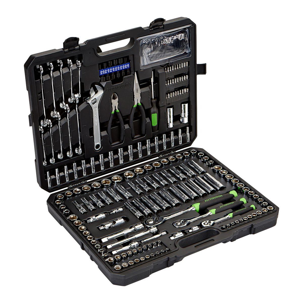 PITTSBURGH Mechanics Tool Set, 225-Piece