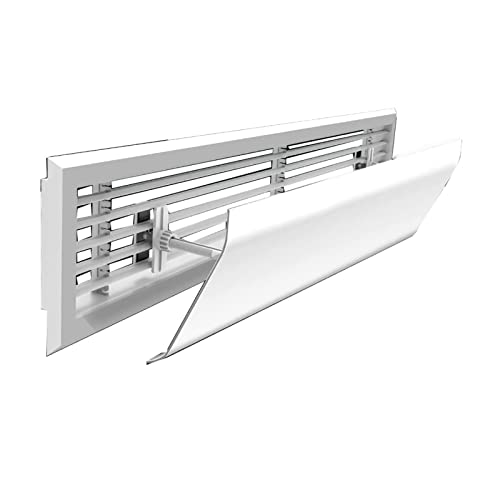 Air Conditioner Deflector Central AC Air Flow Deflector Prevent The Cold Air from Blowing Straight, Angle Adjustable, Easy Installation, for Vents, Sidewall, Home AC