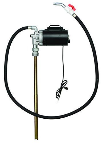 GROZ 115V AC Heavy Duty Electric Oil Drum Transfer Pump | Non-Drip Ball Valve | Self Priming | 4 GPM Flow Rate | Built-in 2-inch Bung Adaptor (45550)