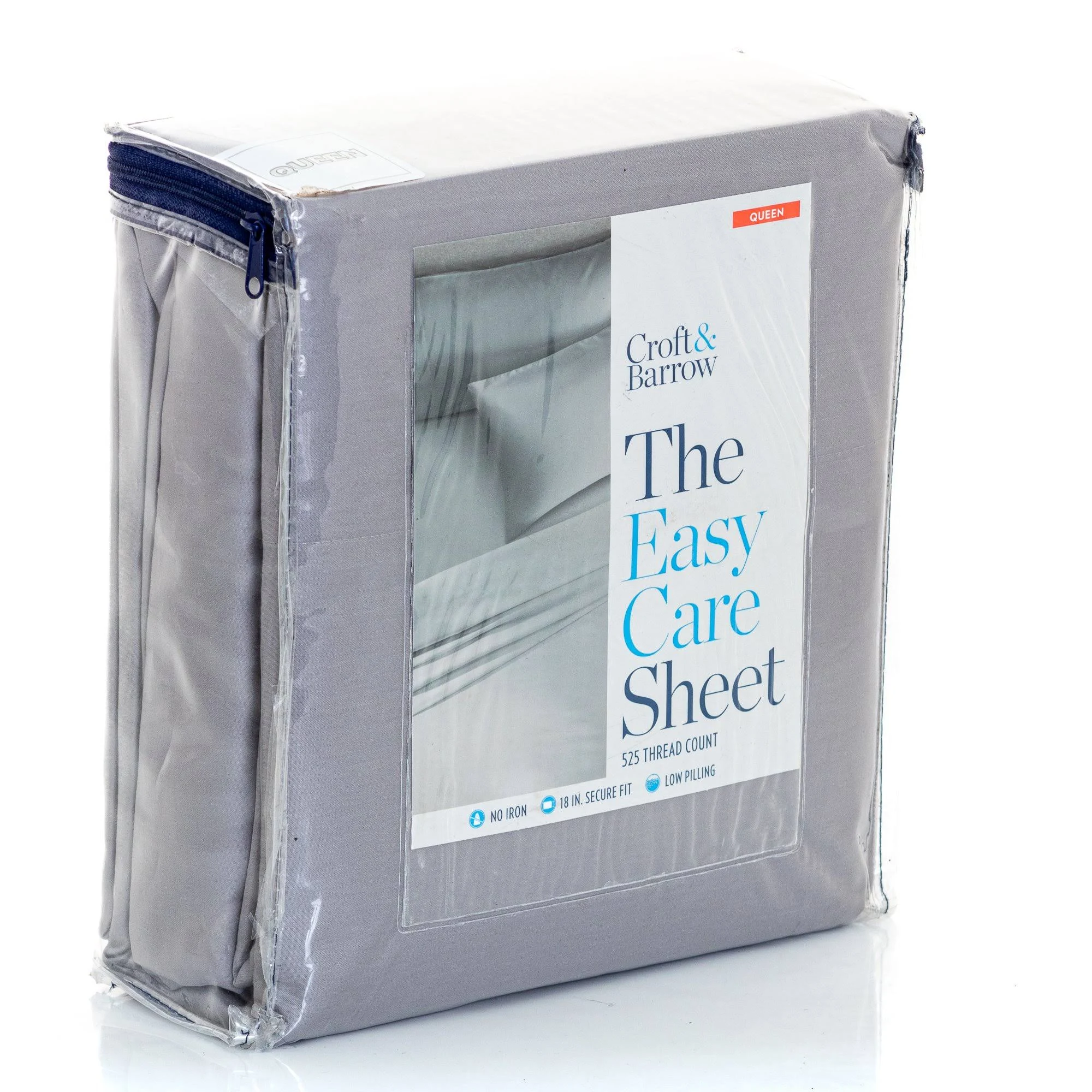 Croft u0026 Barrow The Easy Care Sheet Set, Light Grey