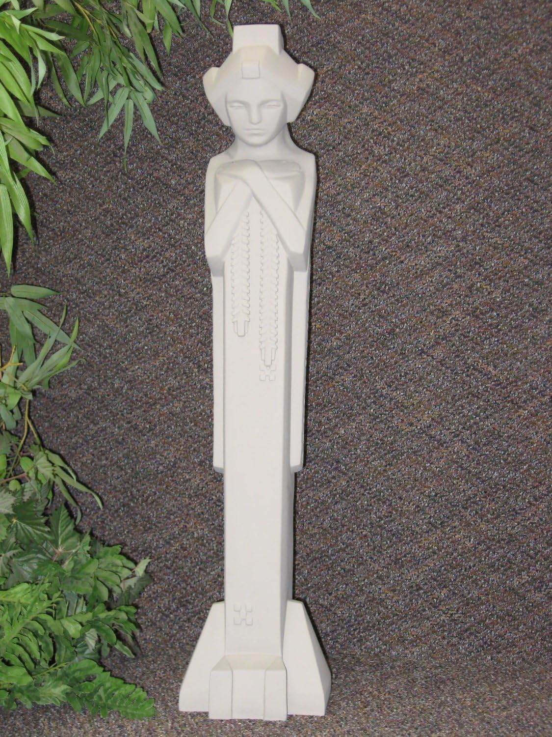 Frank Lloyd Wright MIDWAY GARDENS Statue SPRITE Sculpture - Gray Cement