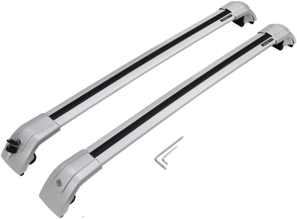 Roof Rack Cross Bars fit for Mitsubishi Outlander Sport 2010-2022 Aluminum Cross Bar Replacement for Rooftop Cargo Carrier Bag Luggage Kayak Canoe Bike Snowboard Skiboard
