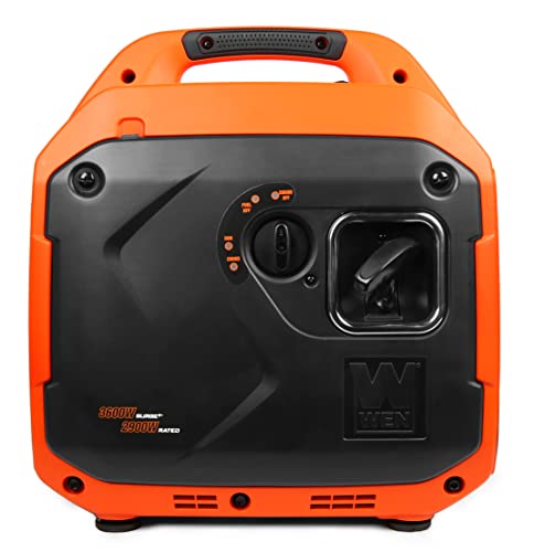 WEN Quiet and Lightweight 3600-Watt Dual Fuel RV-Ready Portable Inverter Generator with Fuel Shut Off and CO Watchdog (DF360iX)