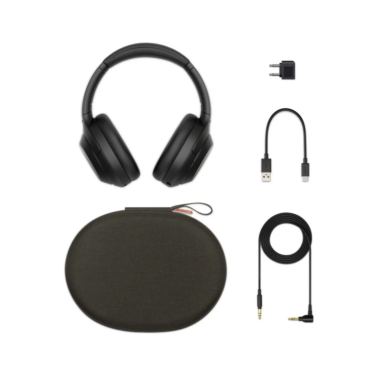 Sony Bluetooth Noise-Canceling Over-Ear Headphones, Black, WH1000XM4B_K1